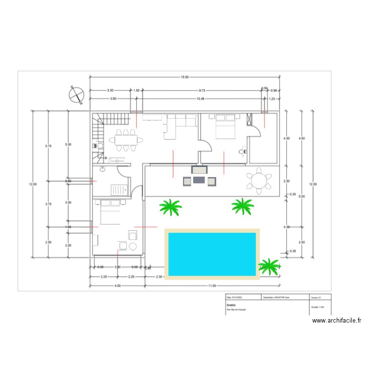 farihy1. Plan de 0 pièce et 0 m2