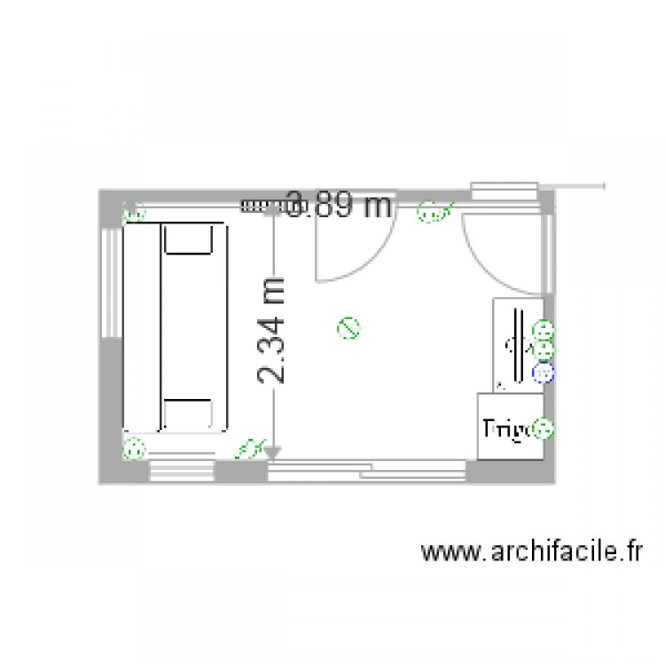 salle salon 1. Plan de 0 pièce et 0 m2