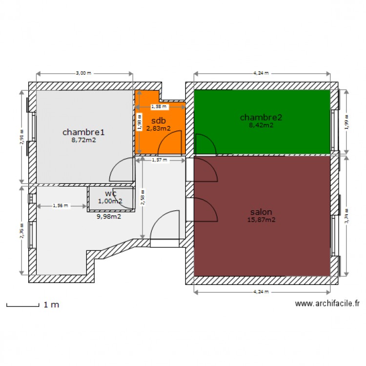ordener futur. Plan de 0 pièce et 0 m2