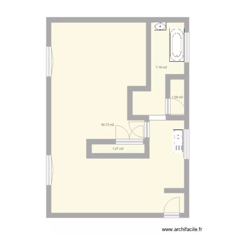 LAURENT rdc gauche. Plan de 