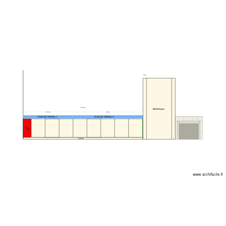 CUISINE MM. Plan de 0 pièce et 0 m2