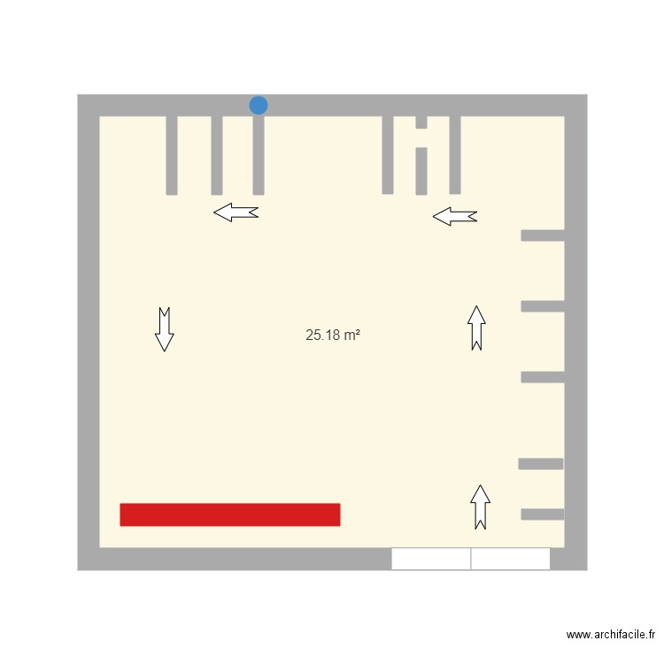 Plan de magasin. Plan de 0 pièce et 0 m2