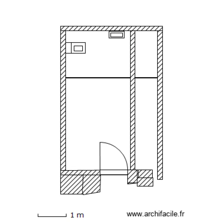 Local actuel. Plan de 