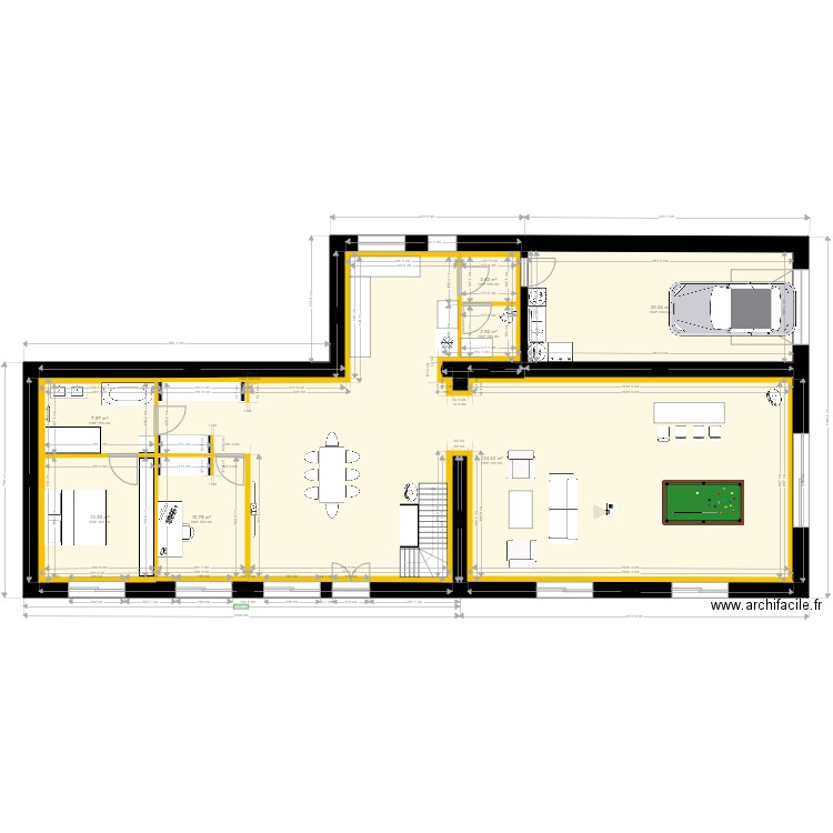 REZ DE CHAUSSE Futur projet. Plan de 0 pièce et 0 m2