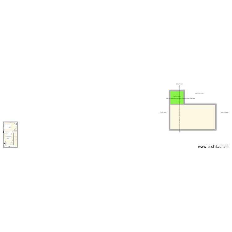 CAHMBRE 2. Plan de 5 pièces et 127 m2