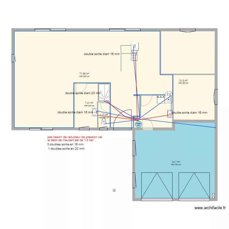 STEVE2 01 septembre 2020 plomberie. Plan de 
