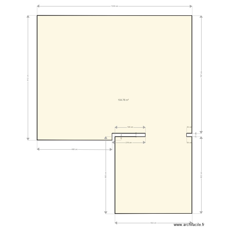 Estreich villelongue del monts. Plan de 1 pièce et 105 m2