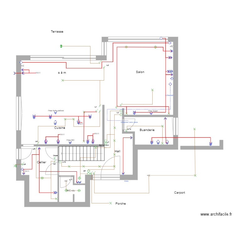 Bouge rev 4 rdc Elec. Plan de 0 pièce et 0 m2