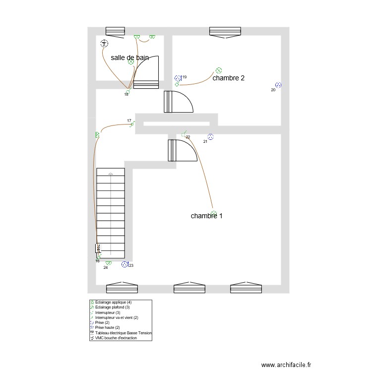 Gite 6 Etage. Plan de 0 pièce et 0 m2