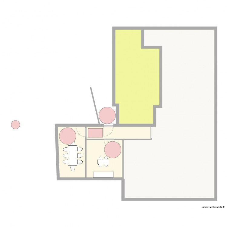 CHAUSSAT circulations. Plan de 0 pièce et 0 m2
