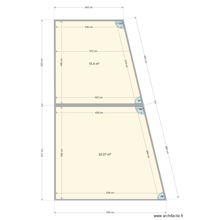 PLAN SAVARINO2 DALLE BETON. Plan de 0 pièce et 0 m2