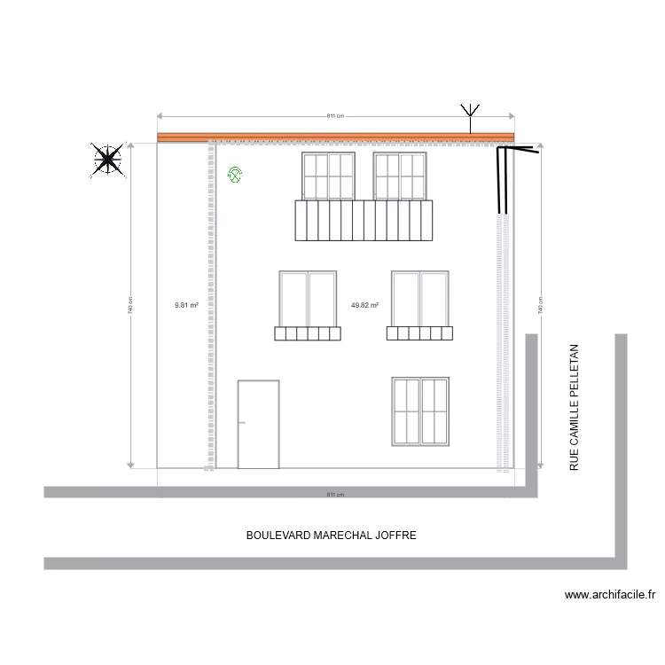 FACADE2. Plan de 