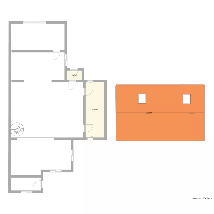 EXTENSION MAISON 3. Plan de EXTENSION MAISON 3. Plan de