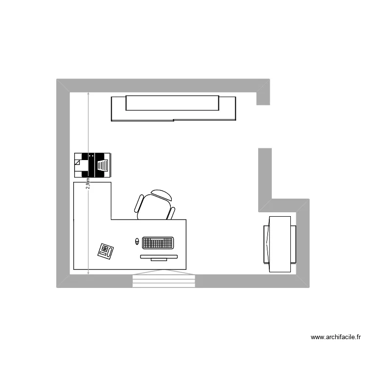 Bureau PHL. Plan de Bureau PHL. Plan de