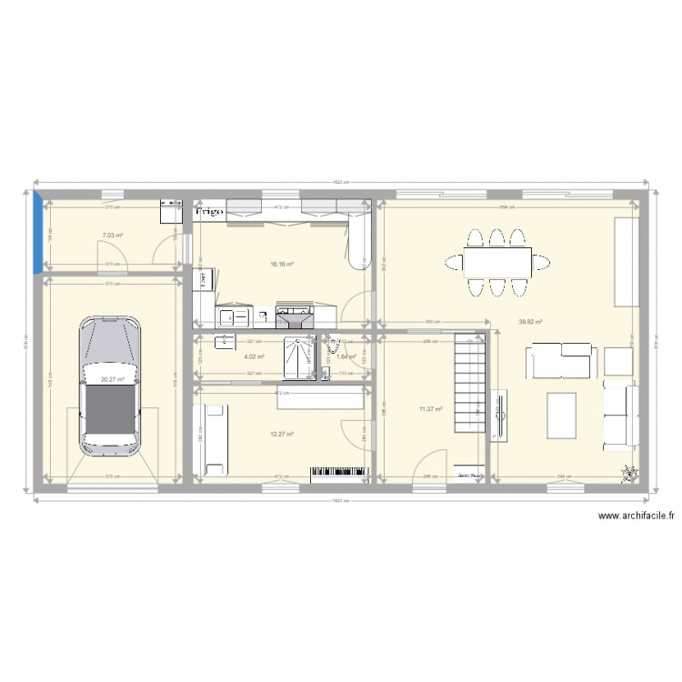 Maison Type 2. Plan de 0 pièce et 0 m2