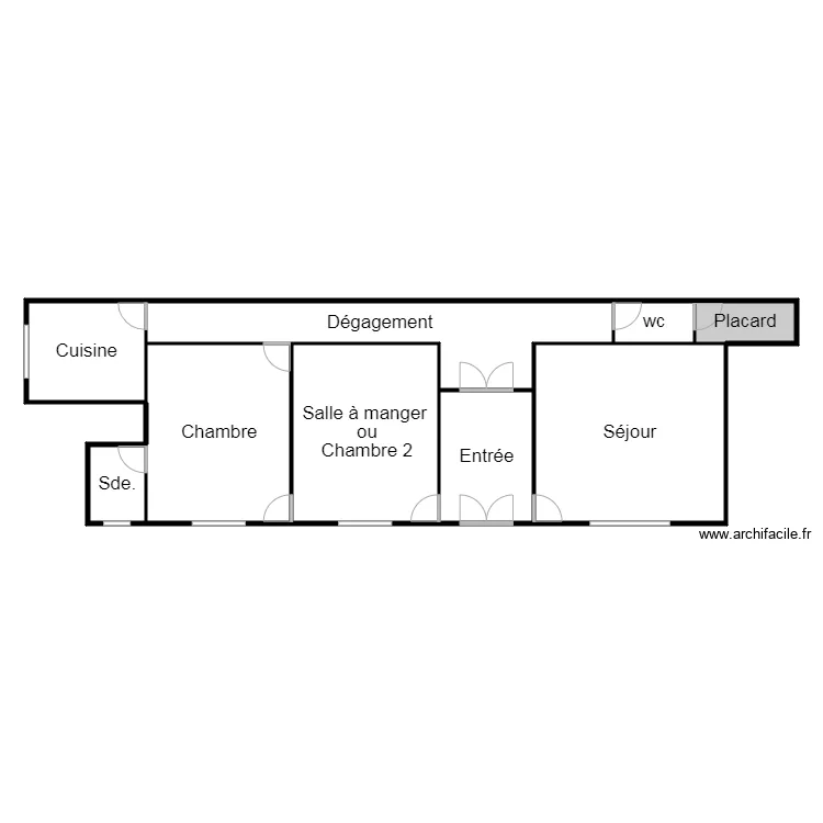 Plan Levi projet&eacute; 14 06. Plan de 