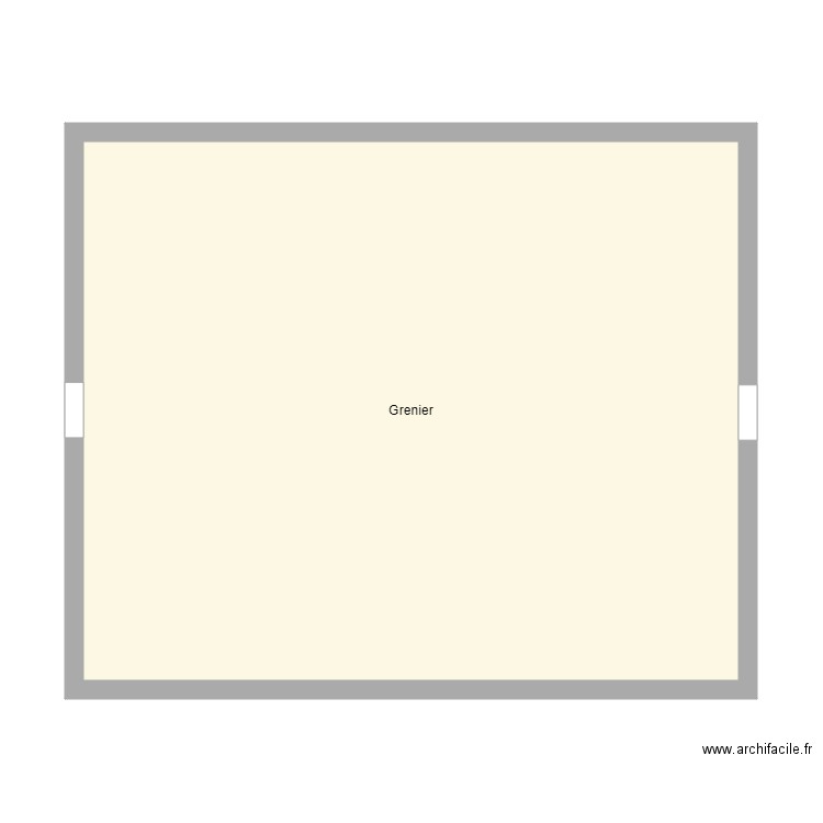 Croquis GOLDSTEIN Grenier. Plan de 0 pièce et 0 m2