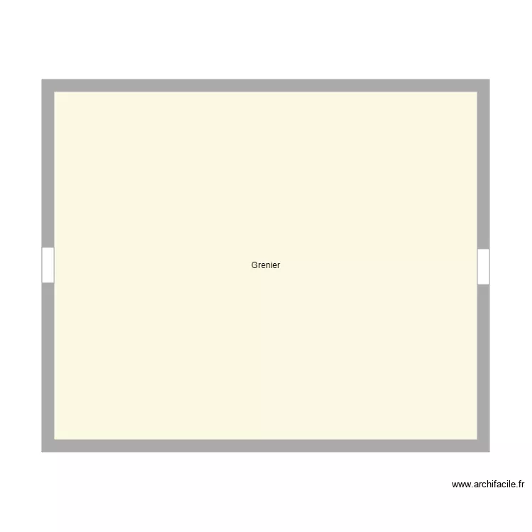 Croquis GOLDSTEIN Grenier. Plan de 