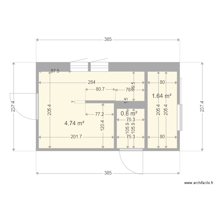 sdb guillet raphael 5. Plan de 0 pièce et 0 m2