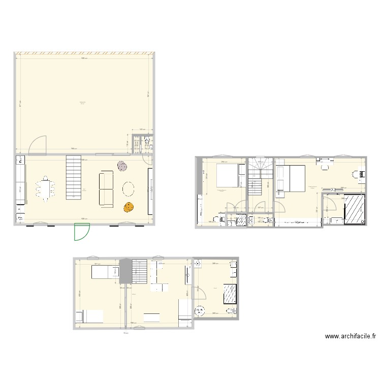 Maison Deauville. Plan de 0 pièce et 0 m2