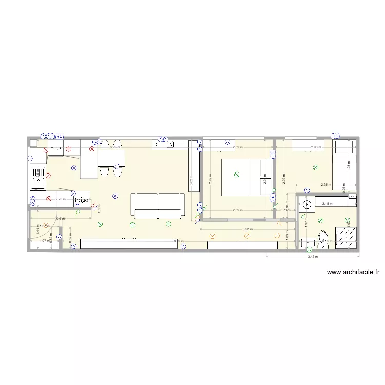 appartement momo et titi. Plan de appartement momo et titi. Plan de