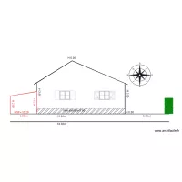 Facade NORD              chalet 79
