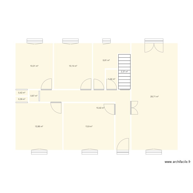 maison base 0. Plan de 12 pièces et 97 m2