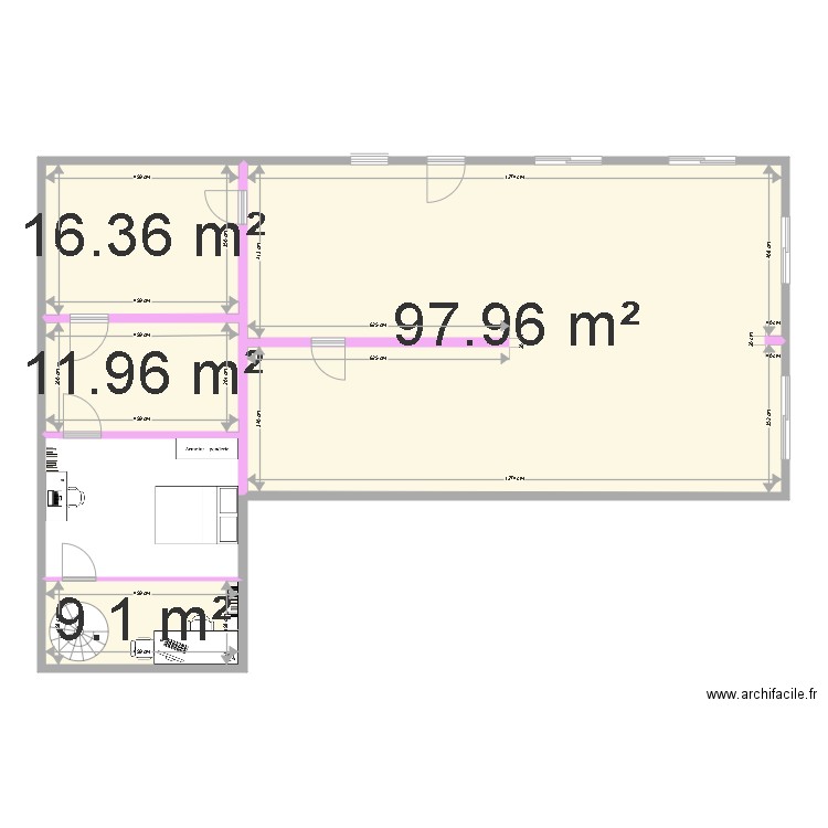 Garat . Plan de 0 pièce et 0 m2