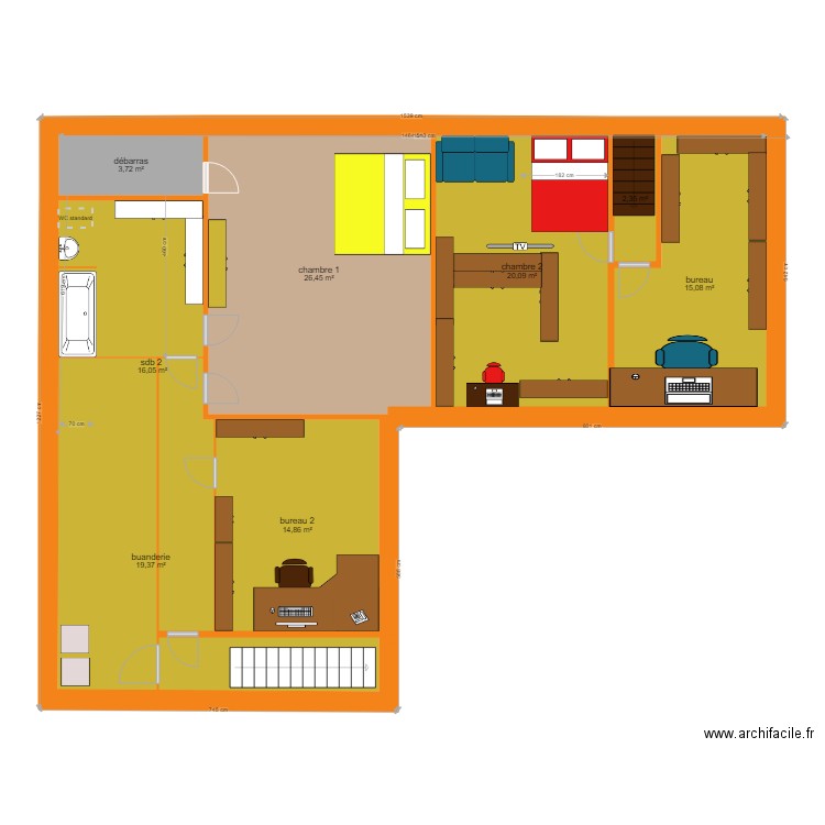 HAUT projet2. Plan de 0 pièce et 0 m2