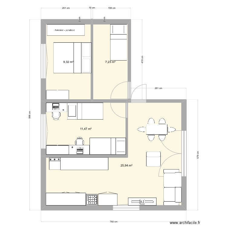 Chambre HIVER 23. Plan de 0 pièce et 0 m2