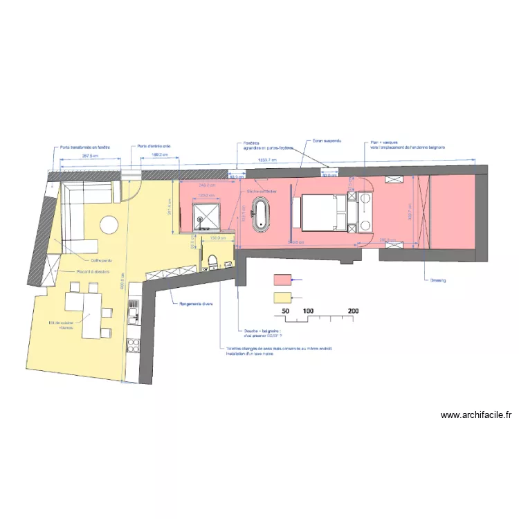 gite les reynauds. Plan de 