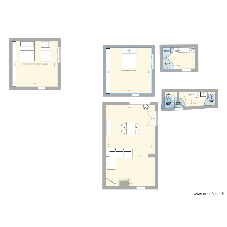 SAR  Justine. Plan de 0 pièce et 0 m2