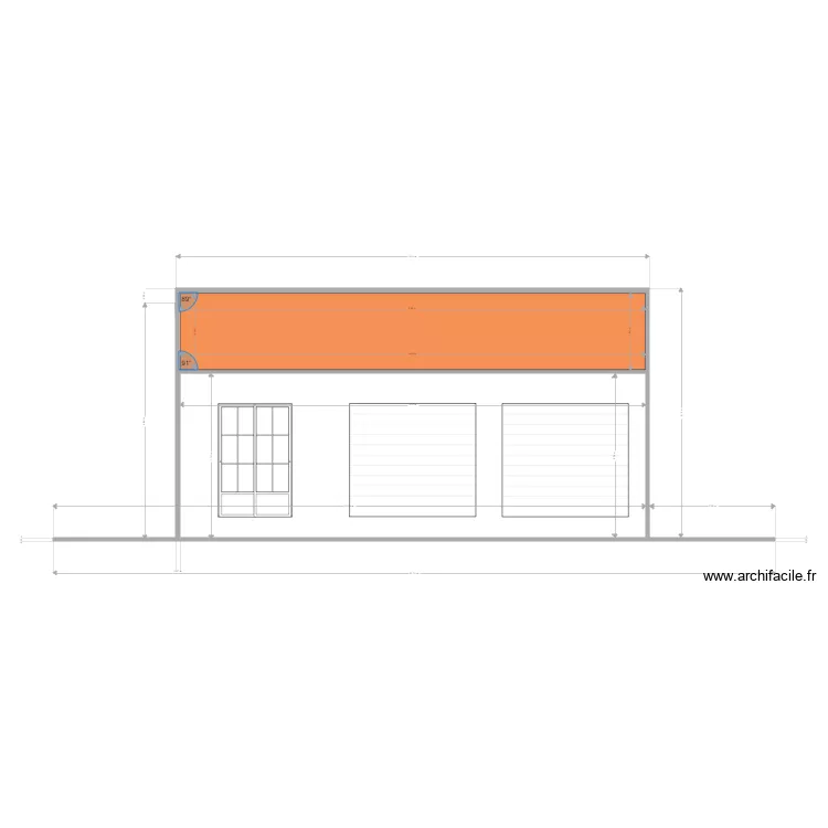 façade garage 6 66. Plan de façade garage 6 66. Plan de