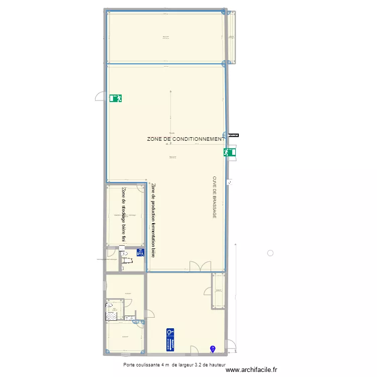 Plan brasserie . Plan de 