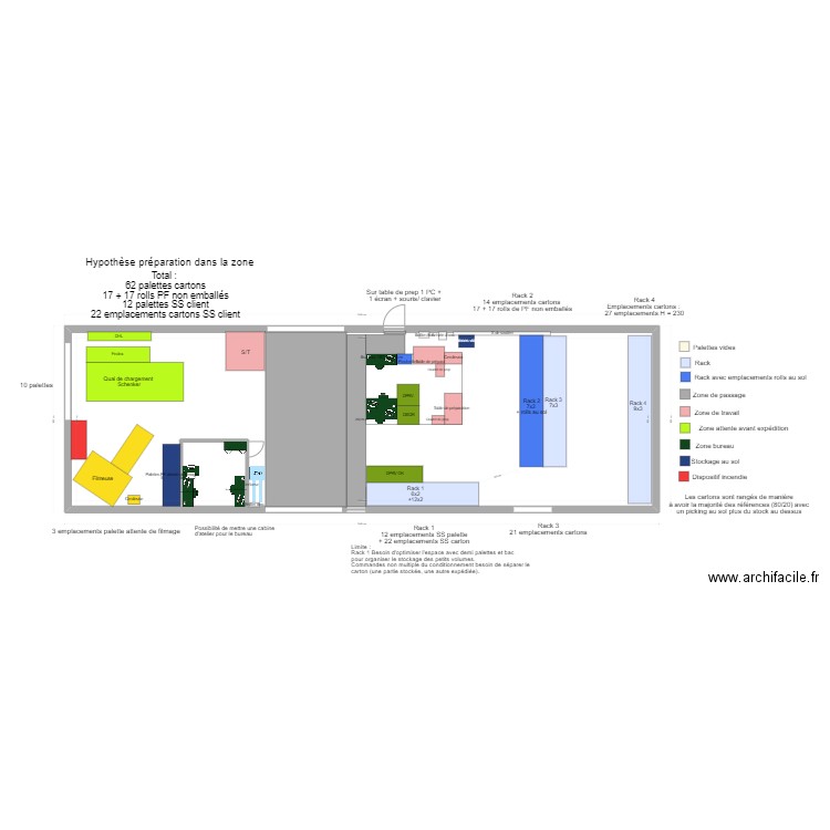 Expédition UAP3 V4. Plan de 1 pièce et 270 m2