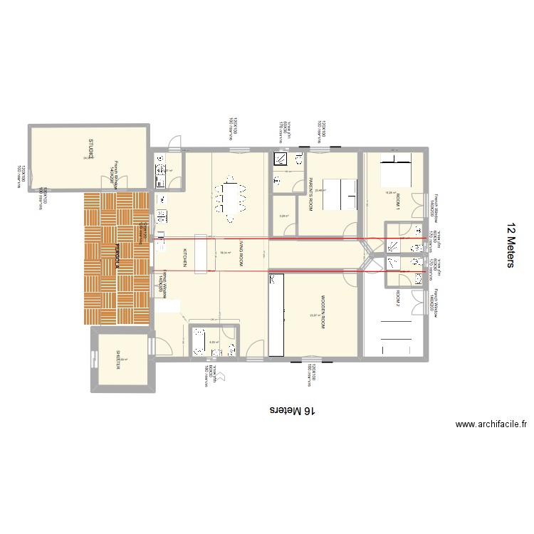 HOUSE PLAN. Plan de 0 pièce et 0 m2