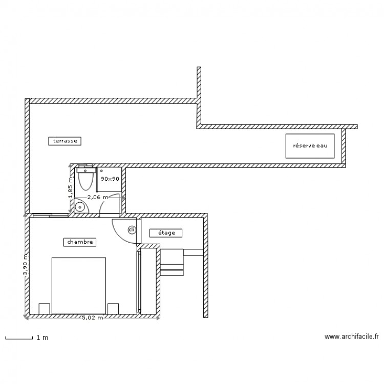 villa 25 N 1. Plan de 0 pièce et 0 m2