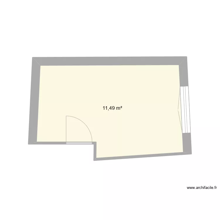 Salle de bain chez nous. Plan de 