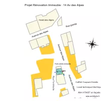 Plan de masse 14 Av des Alpes
