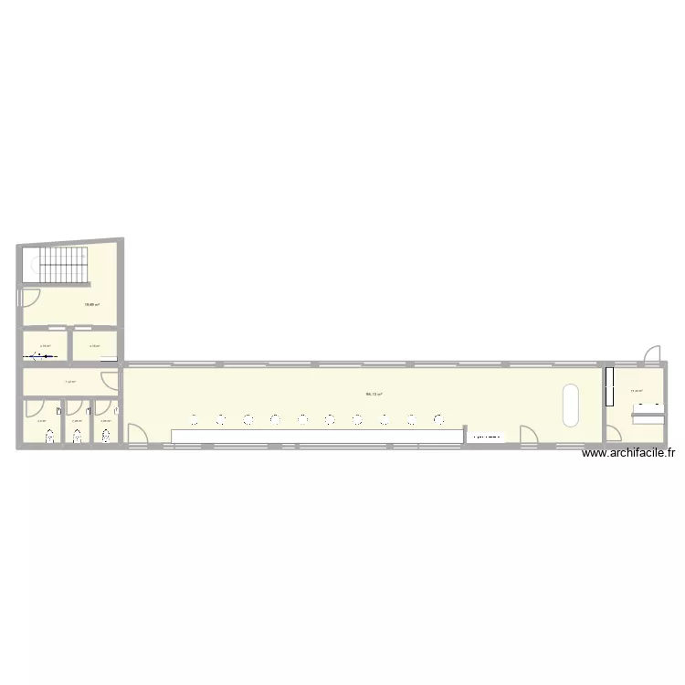 Projet bis. Plan de 9 et 153 m² Projet bis. Plan de 9 et 153 m²