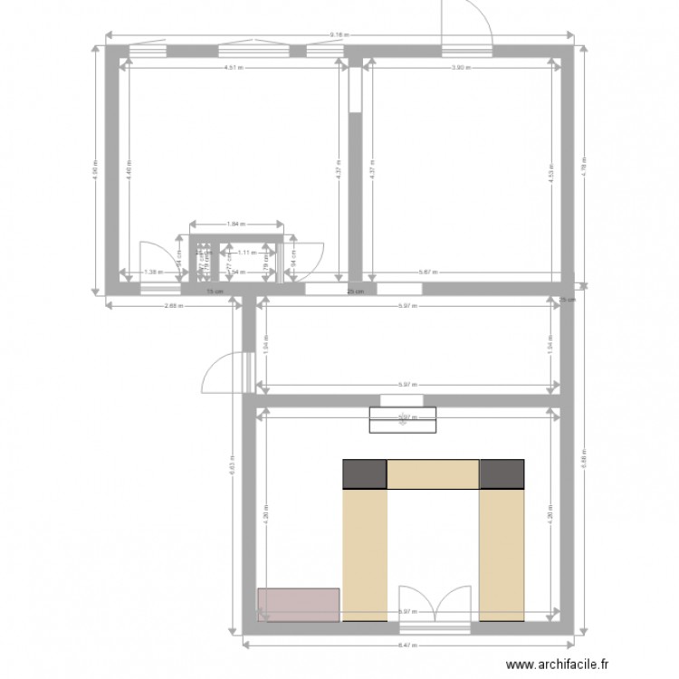 Hamza. Plan de 0 pièce et 0 m2