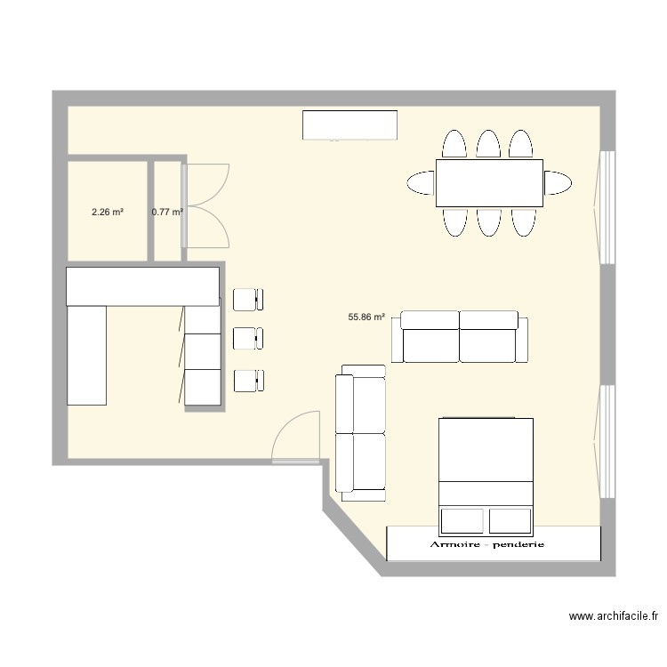 Plan meuble Eiffel. Plan de 0 pièce et 0 m2