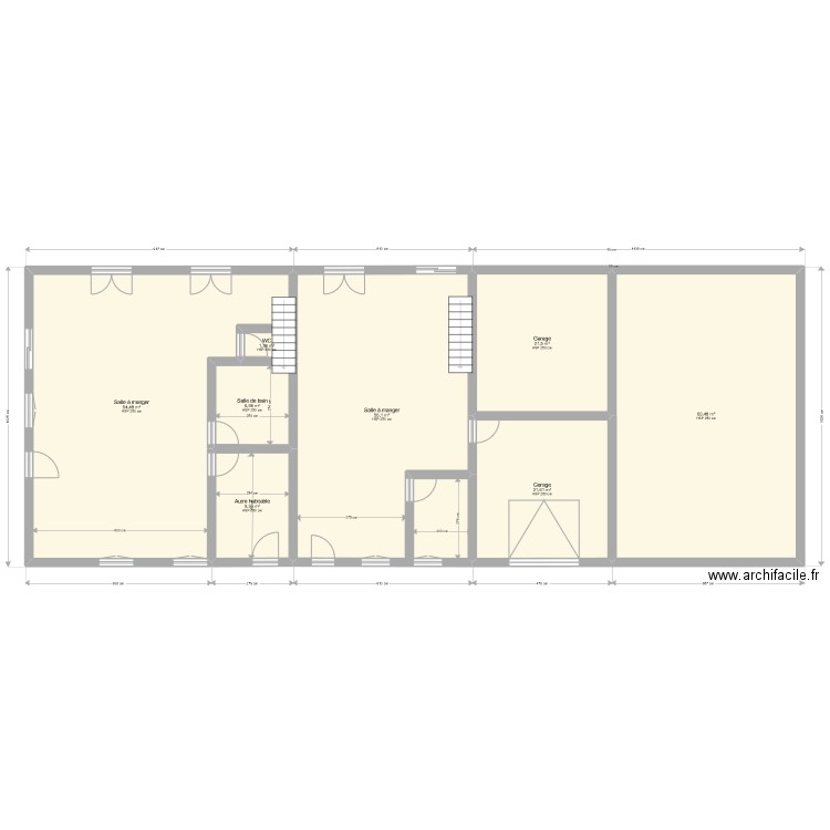 plan interieur habitation2. Plan de 8 pièces et 242 m2