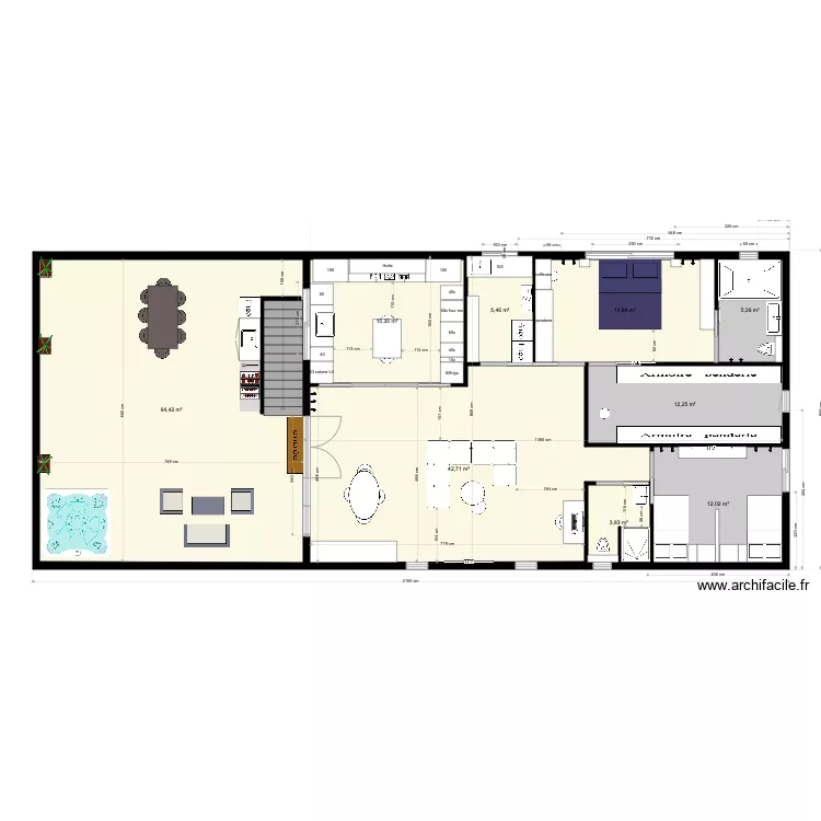 maison  sous sol 1er 2. Plan de 
