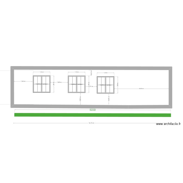 FACADE COTE GARAGE - AVANT - VALIDE. Plan de 0 pièce et 0 m2
