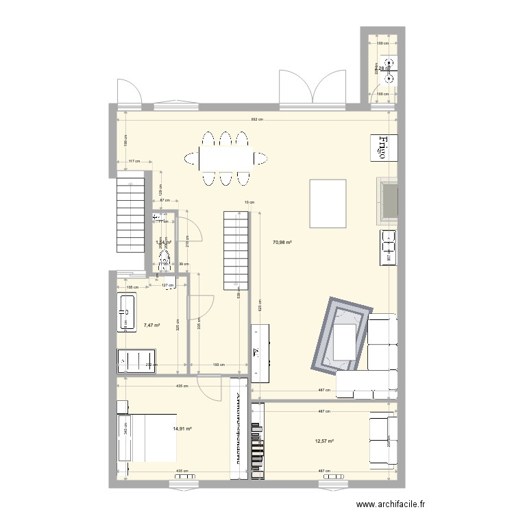 R1 Idée 1. Plan de 0 pièce et 0 m2