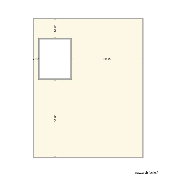 wall 44 window X 3. Plan de 