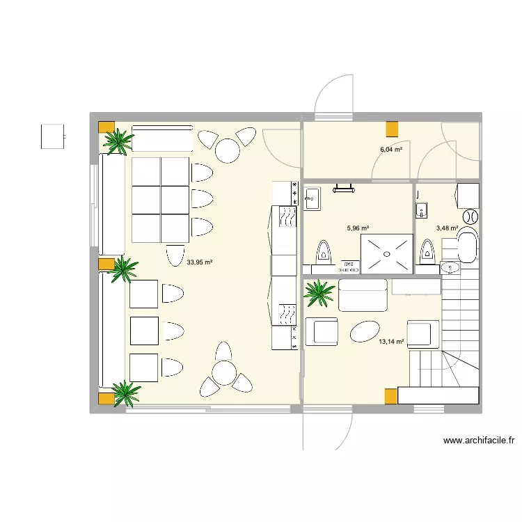 IDZIA RDC cuisine V1. Plan de 