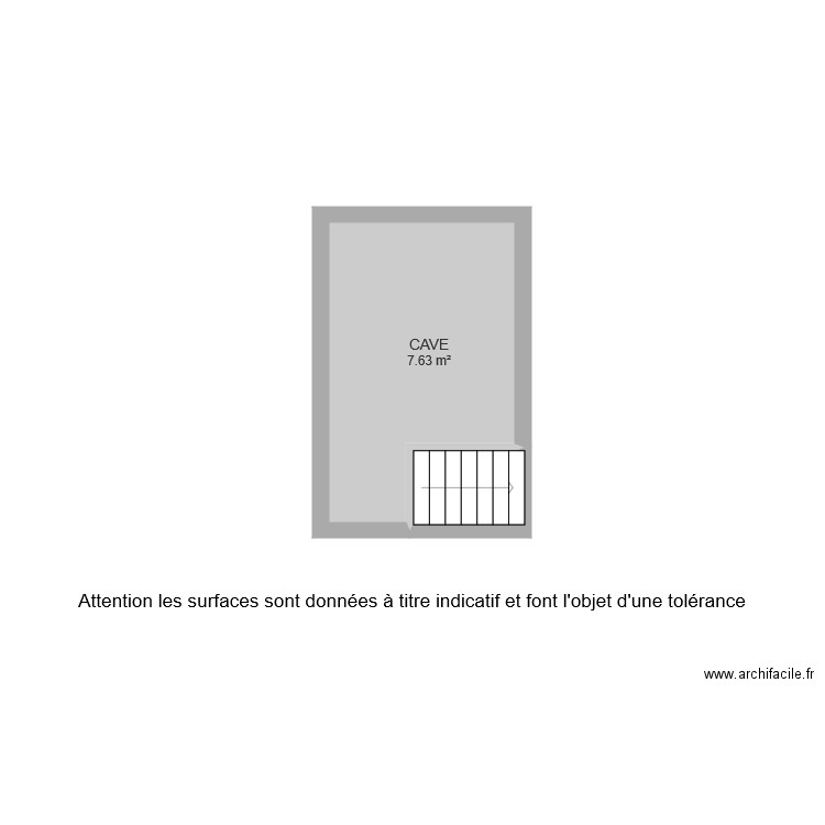 BI 6418 CAVE O. Plan de 0 pièce et 0 m2