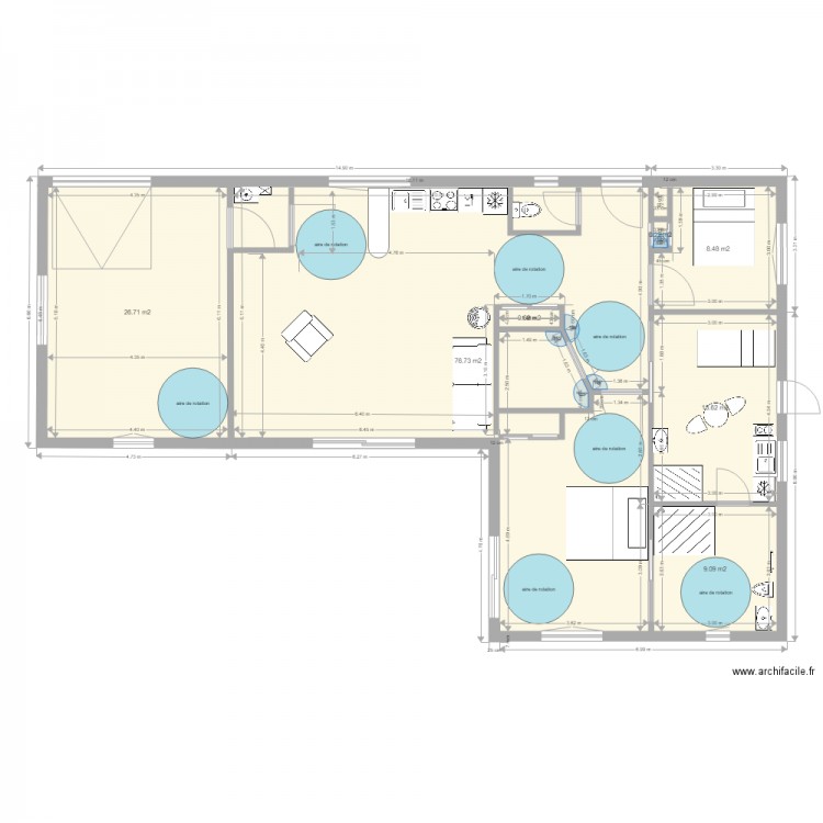 Maison 6. Plan de 0 pièce et 0 m2